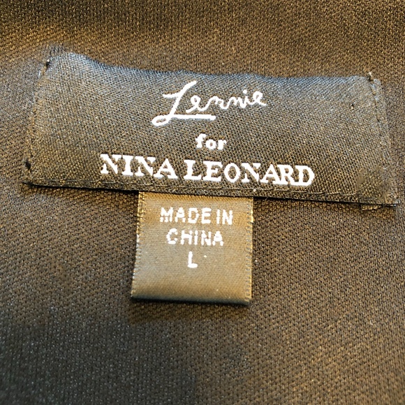 Lovely Nina Leonard Colourful Dress Size Large. - Picture 13 of 13